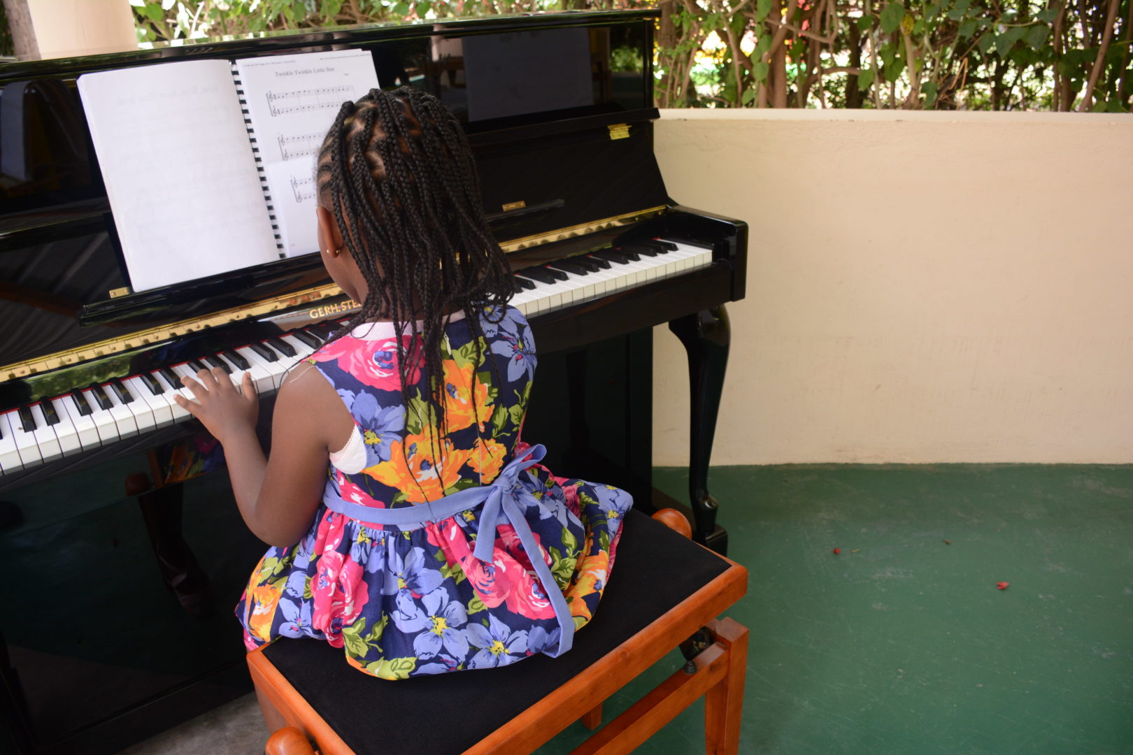 Maarifa School Student Playing Piano